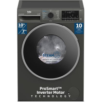 Beko 8/5 Kg Washer/Dryer, 1400 RPM, 15 Programme, Manhattan Grey Colour, Wash And Wear Programme, WD8514W