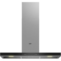 Beko 90 Cm T-Shape Chimney Hood Intensive Ventilation Capacity Touch Control, Stainless Steel, BHCB96741BBHS