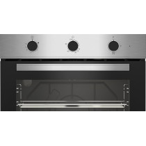 Beko 60 Cm Built In Gas Oven, 72 Liters Oven Capacity, Mechincal Timer, A+ Energy Rating, Stainless Steel Colour, BBIGT22100XML