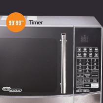 Multi-Functional Microwave With Grill, Convection And Rotisserie Super General 30L Microwave Oven With Grill, Convection And Rotisserie, Stainless Steel Interior, Digital Control SGMG934RCS