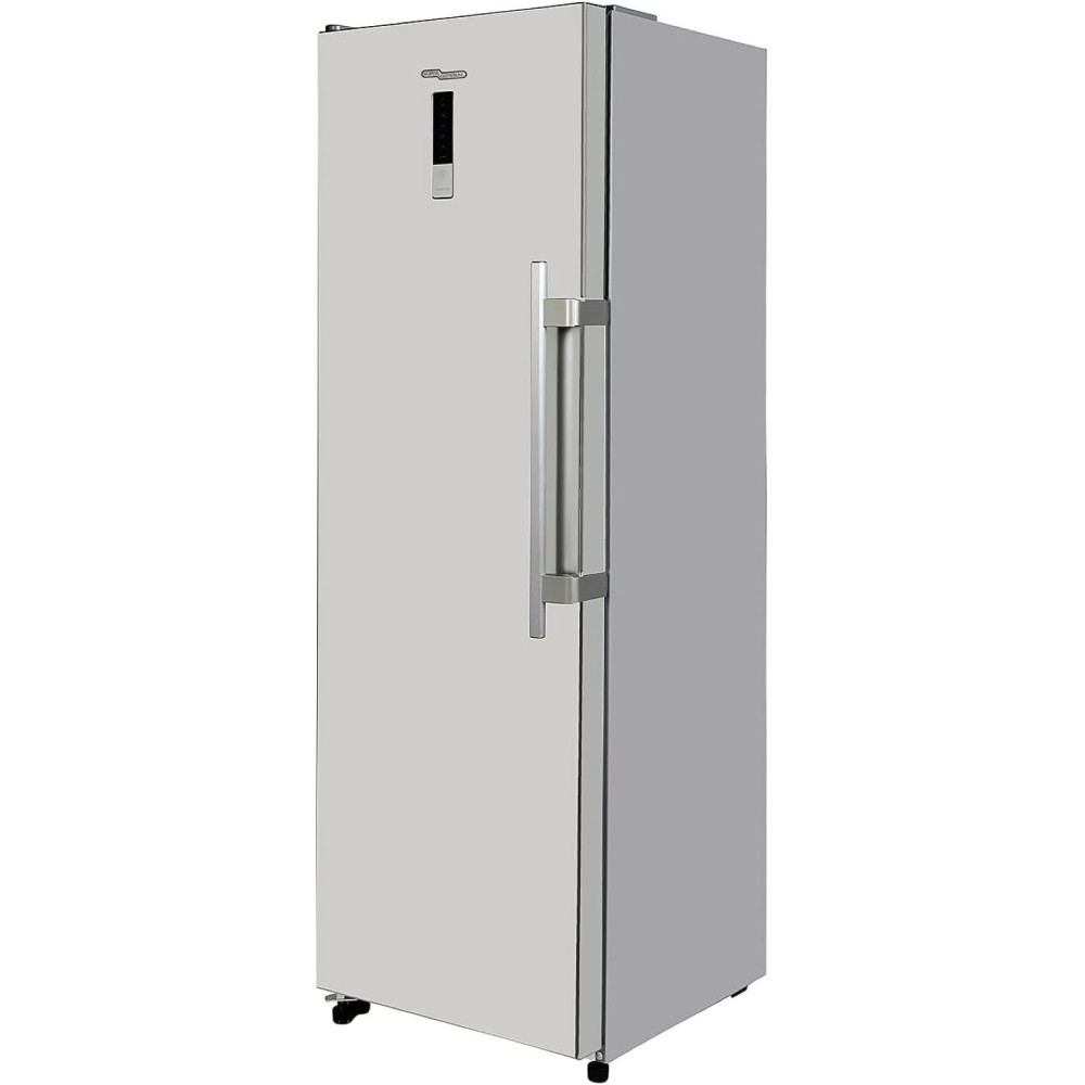 Super General Frost Free Upright Freezer 400 Liter Gross Volume, Inox, Deep-Freezer With 8 Compartments, LED Display, SGUF-401-NFPD