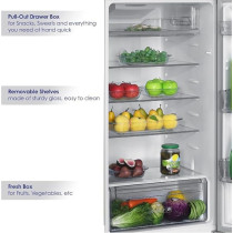 Super General 510 Liters Gross Top Mount Refrigerator, No-Frost, Dual Inverter Compressor, Inox, SGR515i