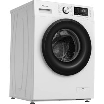 Hisense Freestanding 8 Kg Front Load Washing Machine-16 Automatic Programs Big LED Control Display Drum Clean 1400 RPM, White, WFKV8014