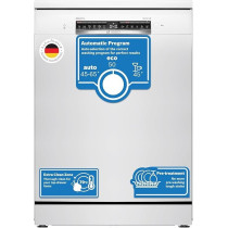 Bosch Series 4, Free-Standing Dishwasher 60 Cm, 14 Place Settings, Home Connect Remote Monitoring And Control, SMS4HMW65M, White