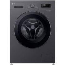 LG 1200 RPM Front Load STS Drum 6 Motion DD Washing Machine, 8 Kg Capacity, Middle Black