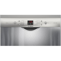 Bosch Series 4 Free-Standing Dishwasher 60 Cm, 13 Place Settings, 4 Programmes, Eco Silence Drive, Brushed Steel Anti Fingerprint, SMS44DI01T