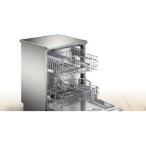 Bosch Series 4 Free-Standing Dishwasher 60 Cm, 13 Place Settings, 4 Programmes, Eco Silence Drive, Brushed Steel Anti Fingerprint, SMS44DI01T