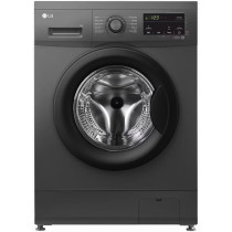 LG 7Kg Front Load Washing Machine, Black, F2J3HYL6J