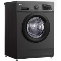 LG 7Kg Front Load Washing Machine, Black, F2J3HYL6J