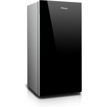 Super General 170 Liters Gross Volume Compact Design-Refrigerator, Black, Beverage-Fridge With Mirrored Door, Freezer-Box, SGR186