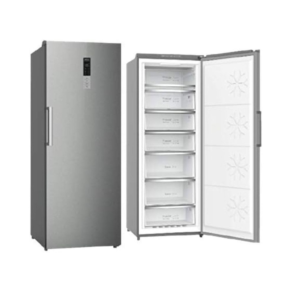 Super General 450 Liters Gross Capacity, Convertible Upright Freezer, Frost Free With Quick Freeze Inverter Technology, Inox, Digital Display, SGUF441NFDCI
