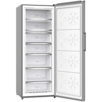 Super General 450 Liters Gross Capacity, Convertible Upright Freezer, Frost Free With Quick Freeze Inverter Technology, Inox, Digital Display, SGUF441NFDCI