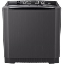 LG Twin Tub Wind Jet Dry 3 Wash Programs Washing Machine, 14 Kg Capacity, Black