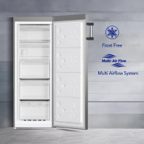 Super General Upright Freezer, 215 Liters Gross Capacity, Inverter Compressor, No Frost, Ice Twist Maker, Reversible Door, LED Display With Digital Control, SGUF-301NFDCI