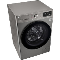 LG Smart ThinQ 1400 RPM Front Load Washing Machine, 11 Kg Capacity, Platinum Silver