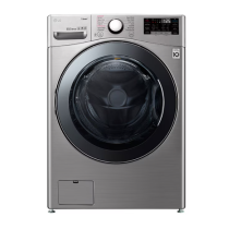 LG Thinq Wifi AI DD Motor 1100 RPM Front Load Washing Machine, 24 Kg Capacity, Stainless Silver