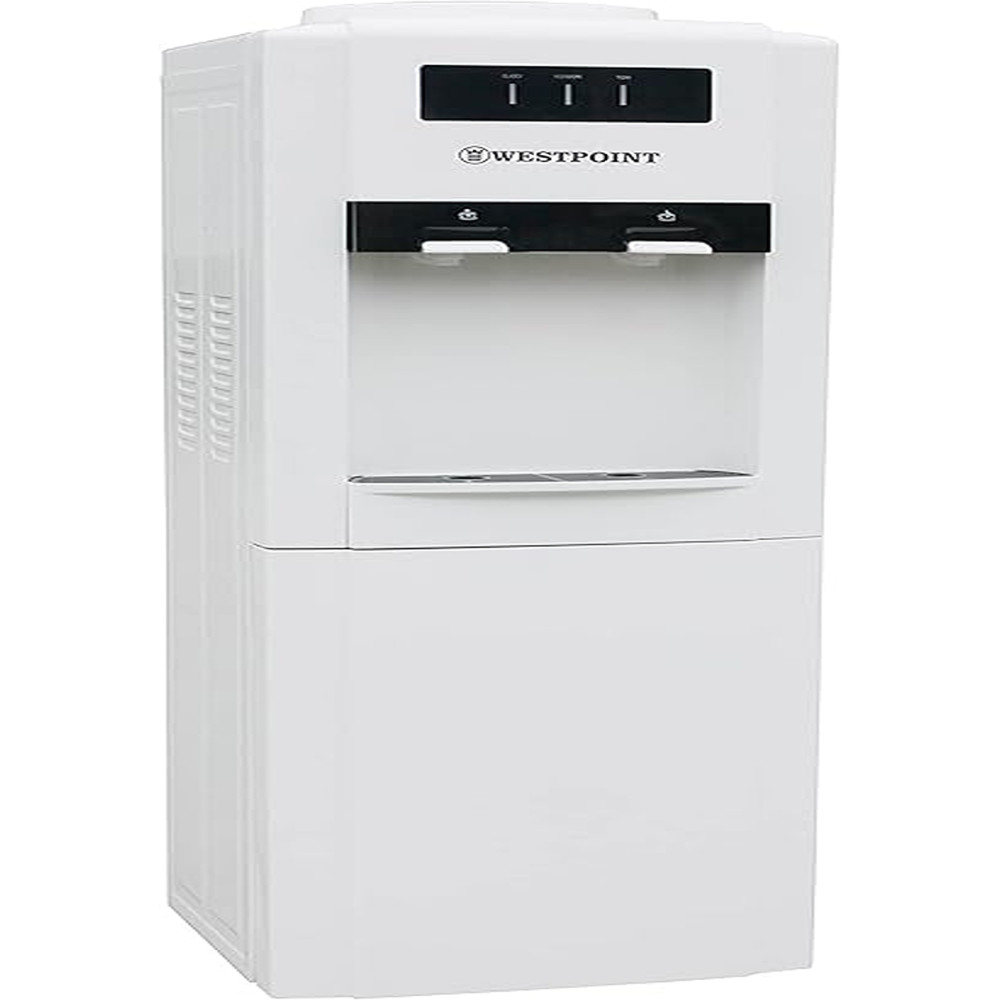 Westpoint Water Dispenser, With 5 Ltr Hot And 2 Ltr Cold Water Per Hour, Top Loading, 2 Taps Best For Home, Office And Pantry, White, WFQN-2017P