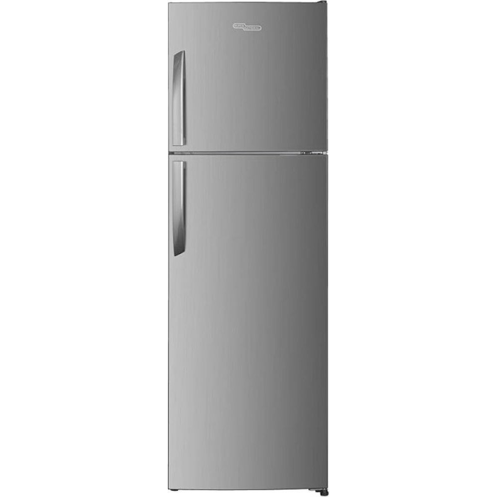 Super General Refrigerator-Freezer, 360 Liters Gross Capacity, Total No Frost, Multi-Air Flow, Chiller Zone With Easy Slide, Double Door, Silver, SGR360N