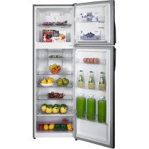 Super General Refrigerator-Freezer, 360 Liters Gross Capacity, Total No Frost, Multi-Air Flow, Chiller Zone With Easy Slide, Double Door, Silver, SGR360N