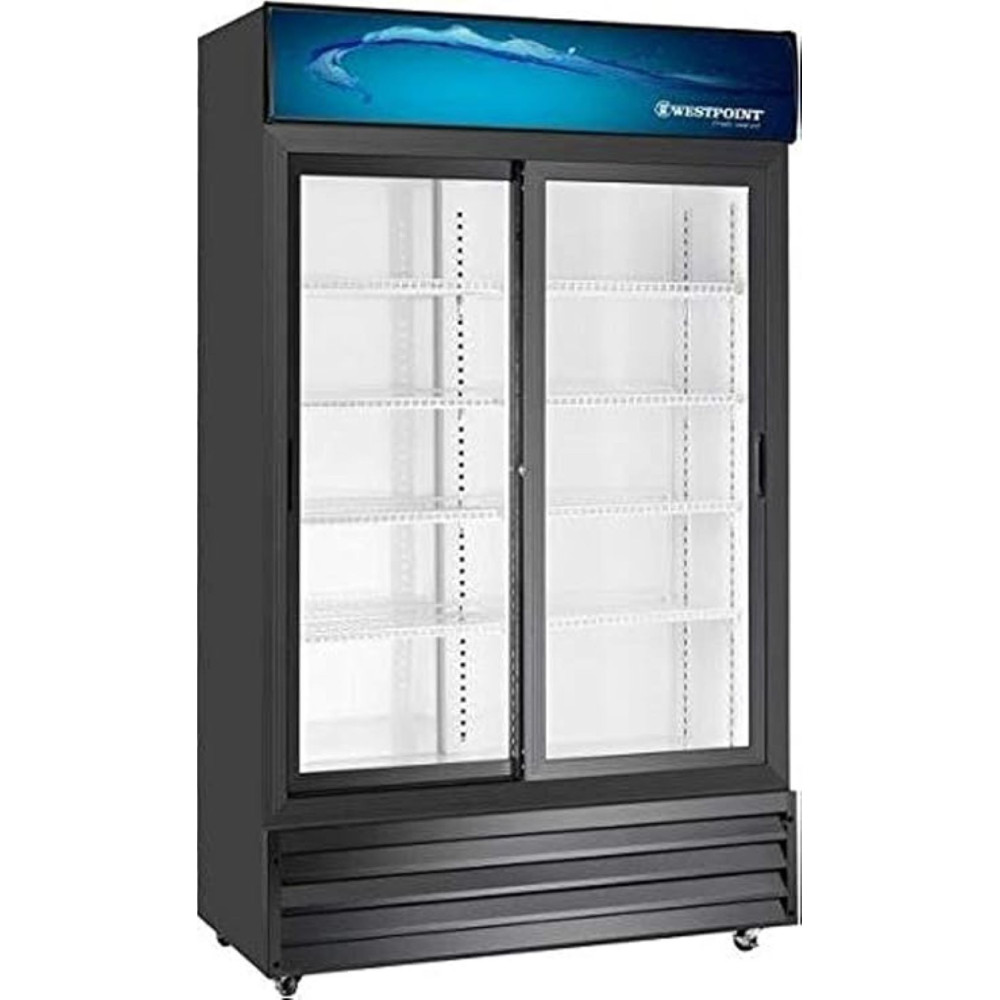 Westpoint Showcase Chiller With Tropical Compressor Tempered Glass Self Closing Doors, 800L