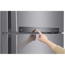 LG 630 Litres Top Mount Refrigerator With Linear Cooling, Shiny Steel, Gr-H832HLHU