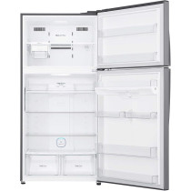 LG 630 Litres Top Mount Refrigerator With Linear Cooling, Shiny Steel, Gr-H832HLHU