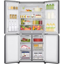 LG Gr-B414ELFM Single Door Refrigerator, 380 Liter Capacity, Silver
