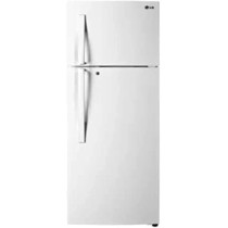 LG 322 Liter Refrigerator Double Door Inverter Compressor Color White Model, GLG322RQBB