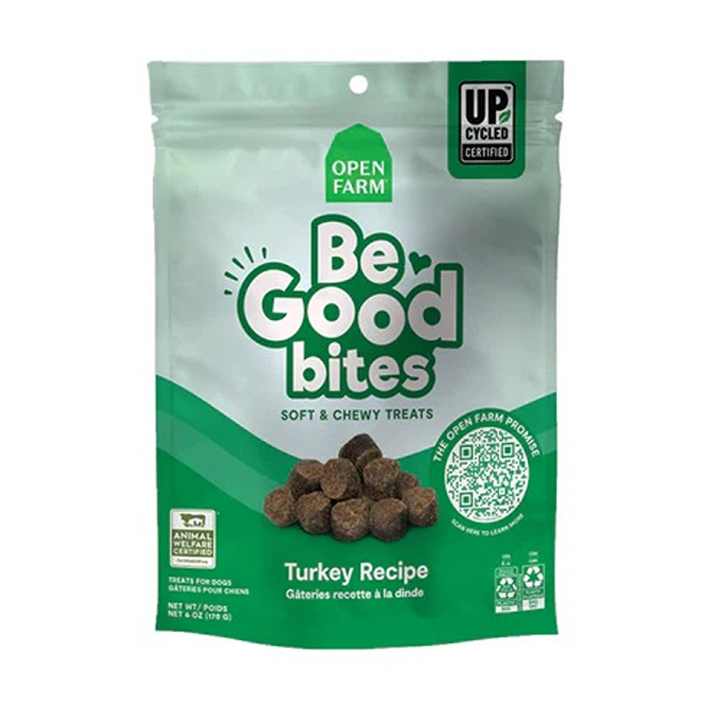 Open Farm 170G Be Good Bites Turkey Recipe Dog Treat