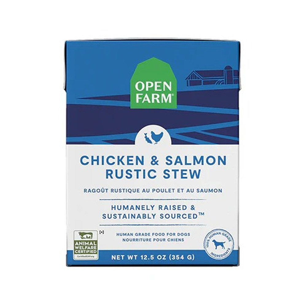 Open Farm 354G Chicken And Salmon Rustic Stew Wet Dog Food
