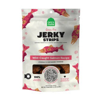 Open Farm 158G Grain Free Jerky Strips Wild Caught Salmon Dog Treat