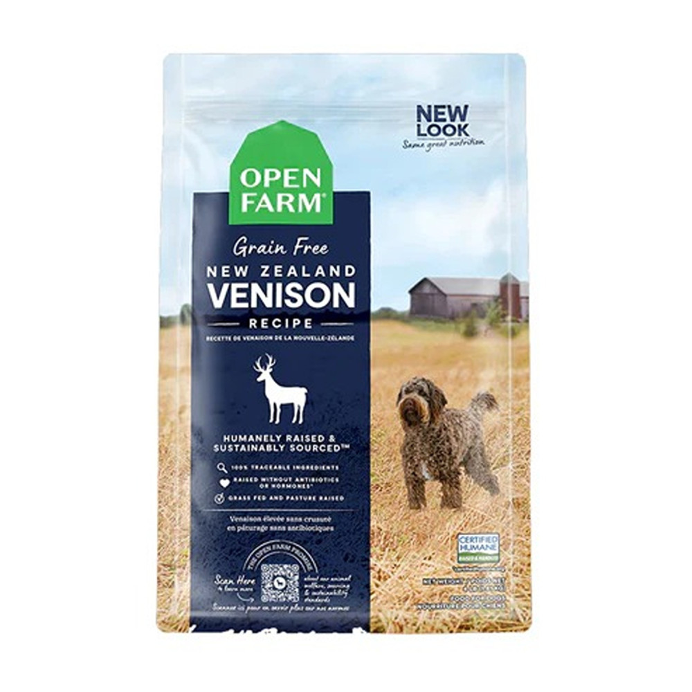Open Farm 4.98Kg Grain Free New Zealand Venison Dry Dog Food