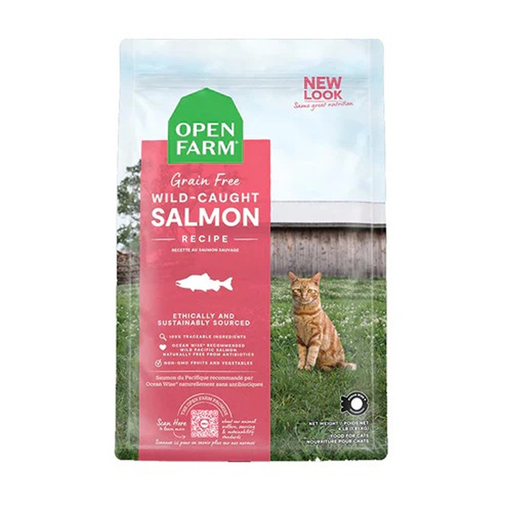 Open Farm 1.81Kg Grain Free Wild Caught Salmon Dry Cat Food