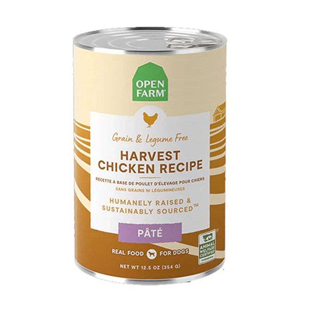 Open Farm 354G Harvest Chicken Pate Wet Dog Food