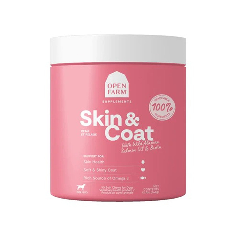 Open Farm 360G Skin And Coat Chews Supplement For Dogs