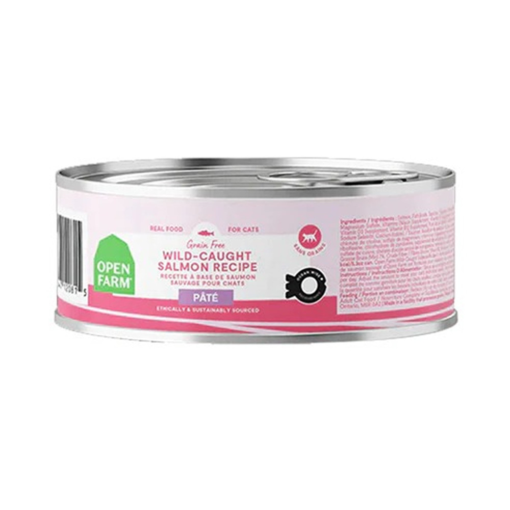 Open Farm 150G Wild Caught Salmon Pate Wet Cat Food