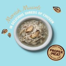Lily'S Kitchen 24 X 70G Shredded Fillets Chicken And Mussels In Broth Wet Cat Food