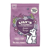 Lily'S Kitchen 800G Senior Recipe White Fish With Turkey And Trout Dry Cat Food