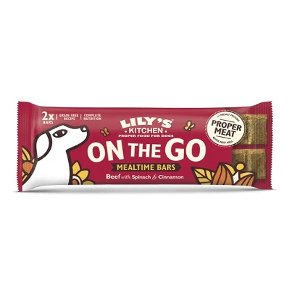 Lily'S Kitchen 40G Beef On The Go Bars For Dogs