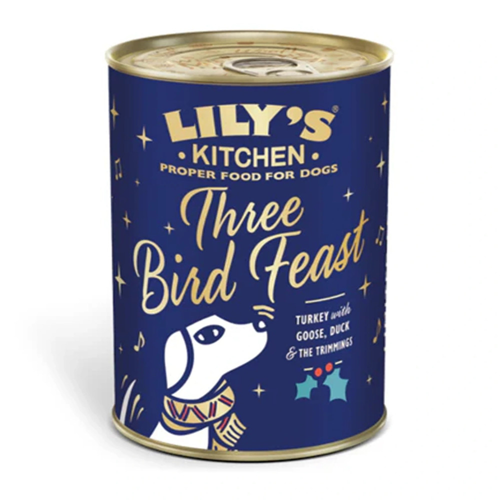 Lily'S Kitchen 400G Christmas Three Bird Feast Wet Dog Food