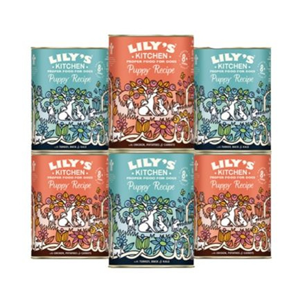 Lily'S Kitchen 6 X 400G Dog Puppy Wet Food Multipack