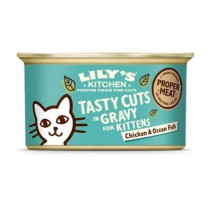 Lily'S Kitchen 85G Tasty Cuts Chicken And Ocean Fish Kitten Wet Food