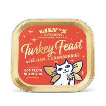 Lily'S Kitchen 85G Cat Christmas Turkey And Ham Feast