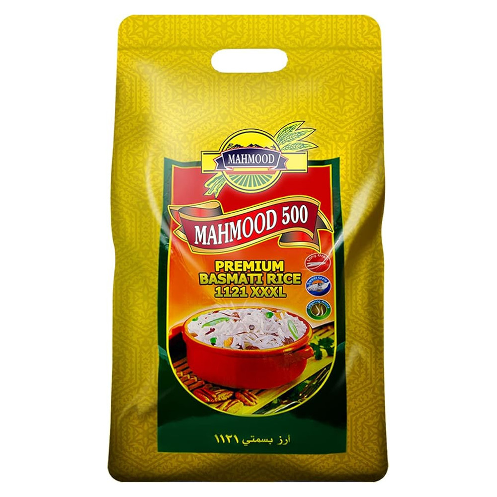 Mahmood 500 Premium Basmati Rice 1121-5 Kg White