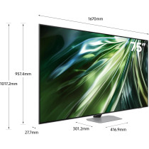 Samsung 75 Inch Neo QLED TV, QN90D, 4K, Mini LED, Quantum Matrix Technology, Motion Xcelerator 144Hz