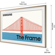 Samsung The Frame Frame 50 Inch (VG-SCFA50TKBXC) in Modern Teak 2021