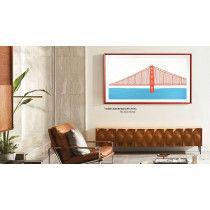 Samsung The Frame Frame 50 Inch (VG-SCFA50TKBXC) in Modern Teak 2021