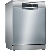 Bosch Series 4 Free-Standing Dishwasher, 60 Cm, Brushed Steel Anti-Fingerprint SMS46DI00M