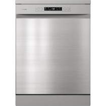 Hisense Dishwasher Stainless Steel 8 Programs With 15 Place Settings Three Baskets Colour Silver