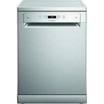 Ariston Dishwasher Freestanding, 14 Place Setting, 9 Programs, Inverter Motor With Turbo Washing And Static Dry Functions, 3D Zone Wash, Third Rack, Silent Dishwasher, Inox, LFC3C33WFXUK
